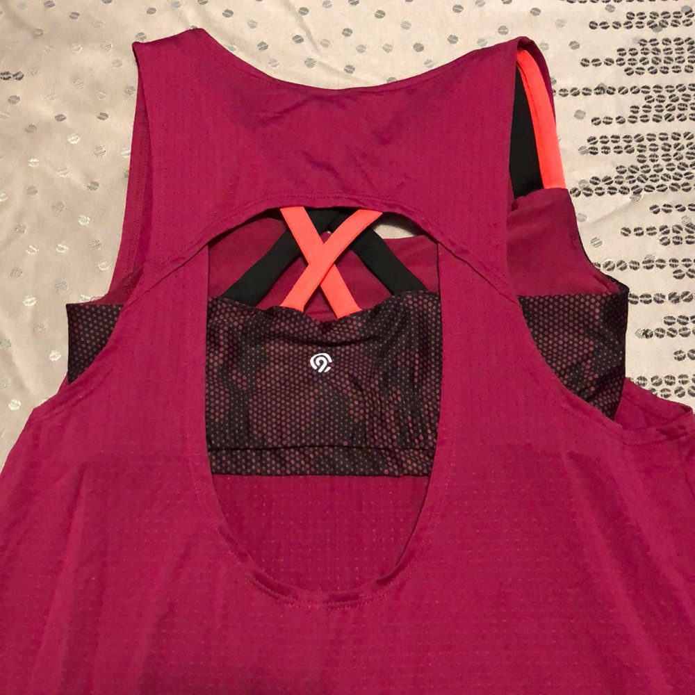 NWOT-C9 by Champion Open Back Racerback Bra Tank - Picture 4 of 6
